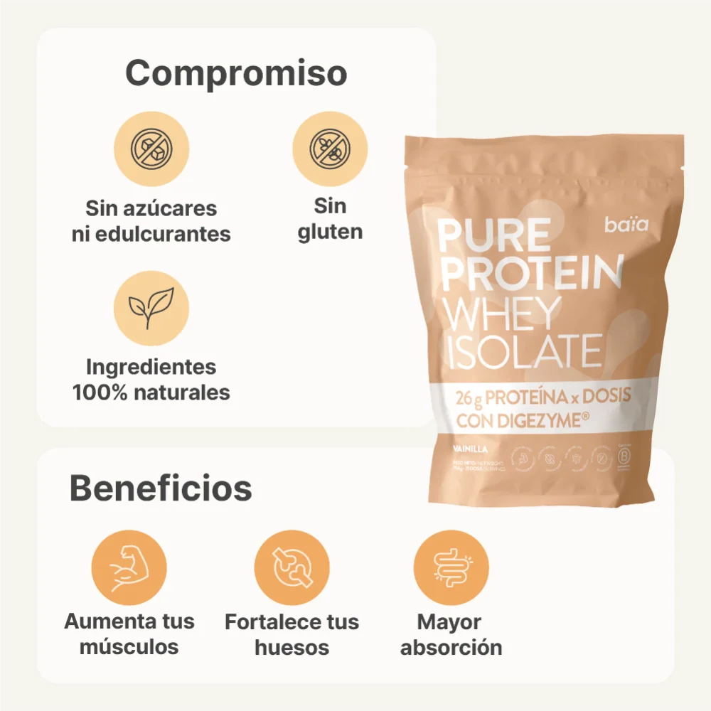 PURE PROTEIN WHEY ISOLATE VAINILLA 750G - Image 4